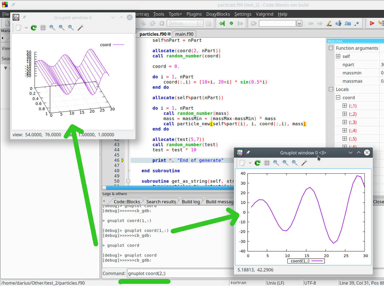 blank line simply fortran